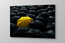 Obraz Pod žltým dáždnikom 1486